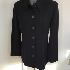 Ann Taylor Loft Button Down Shirt Jacket
